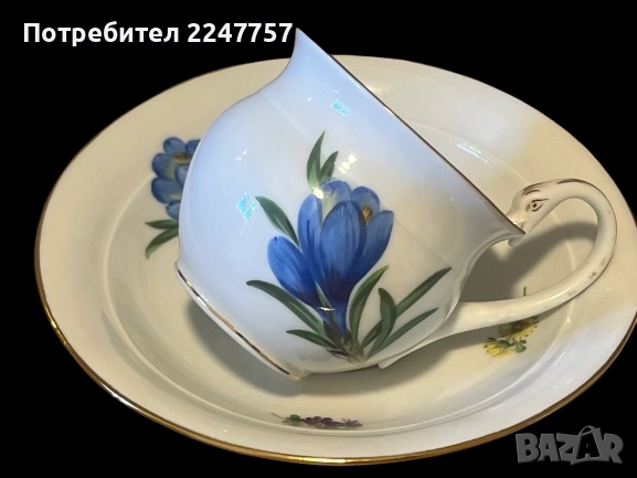 Двоен сет порцелан Meissen, снимка 5 - Антикварни и старинни предмети - 51485013