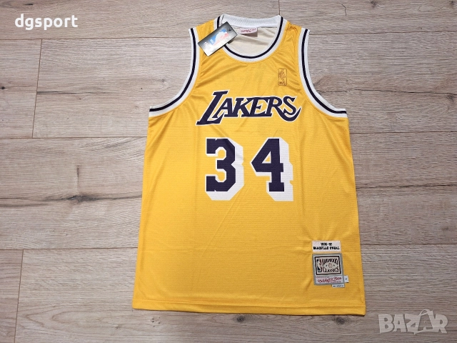 Баскетболен потник на Шакил О'Нийл#Лейкърс#34#Mitchel&Ness!