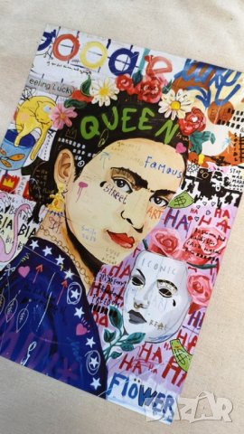 Еко Торба Frida Kahlo / Фрида Кало Арт Дизайн  КОД bag8, снимка 1 - Чанти - 37169572