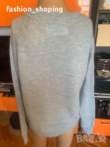 Пуловер Selected Femme в бебешко синьо, размер М, снимка 5 - Блузи с дълъг ръкав и пуловери - 47785066