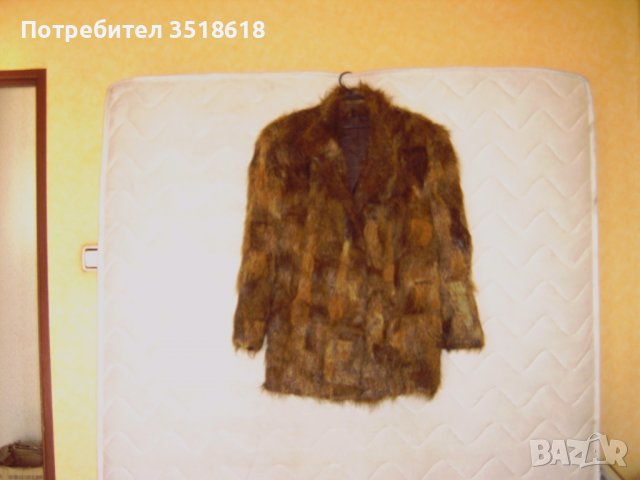 Палта от лисичи кожи
