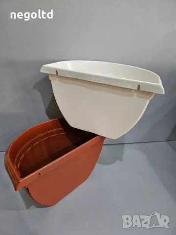 Стенна саксия за цветя 4 литра! ПРОМОЦИЯ 10бр са 19.90лв, снимка 3 - Саксии и кашпи - 49714616