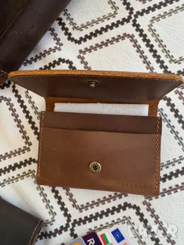 ПОРТФЕЙЛ естествена кожа Crazy Horse  Промоция 25 лв., снимка 5 - Портфейли, портмонета - 41432620