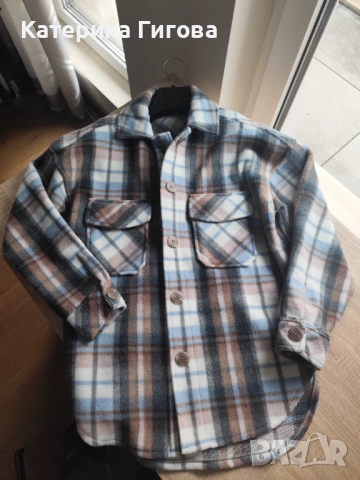 Карирано палто тип риза Pepco