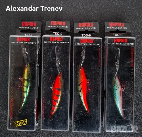Воблери Rapala TD,TDD,STD, снимка 7 - Екипировка - 55713756