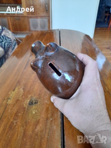 Стара керамична касичка Прасе, снимка 5 - Други ценни предмети - 31854285