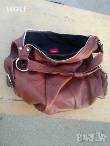  Немска Естествена кожа дамска маркова чанта от германия, снимка 9 - Чанти - 35191622