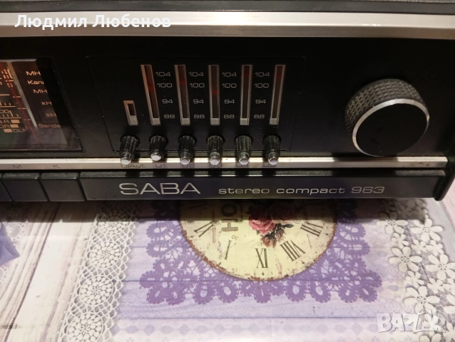 Радио с усилвател Sabba, снимка 2 - Ресийвъри, усилватели, смесителни пултове - 52827961