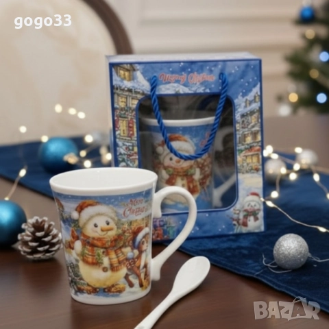 празничен комплект за топли напитки , снимка 4 - Чаши - 52587677