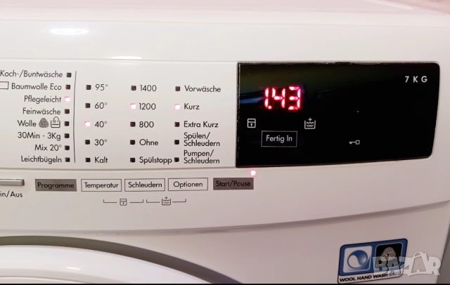 Пералня AEG LAVAMAT Autosense Technology, снимка 4 - Перални - 52953487