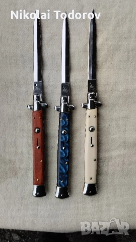 Продавам згъварми ножки. Гюрза, Стилето, Финка. , снимка 10 - Ножове - 52980759