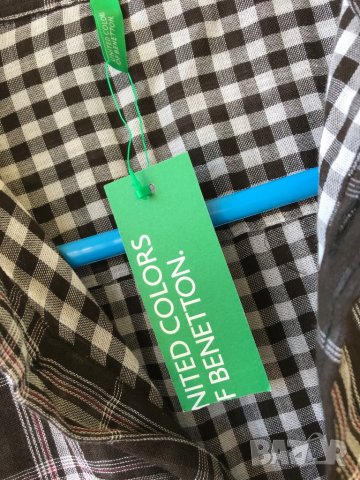 Нова мъжка риза Benetton, снимка 5 - Ризи - 29748994