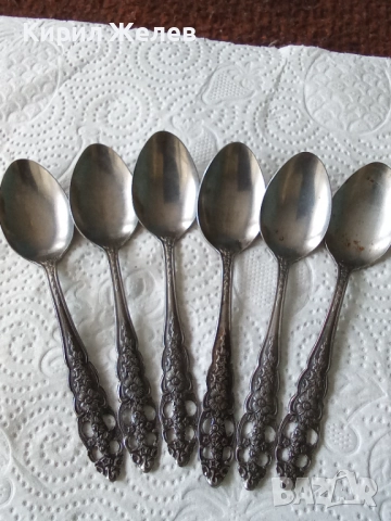 Лъжици малки 52659, снимка 4 - Антикварни и старинни предмети - 52747476