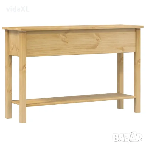 vidaXL Конзолна маса "Corona" 114x34,5x73 см Масивна дървесина, бор, снимка 6 - Маси - 56147389