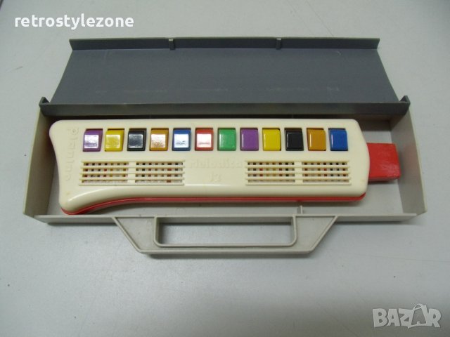 № 6958 стара детска музикална играчка - триола   - pianino - Melodica 12   - с кутия