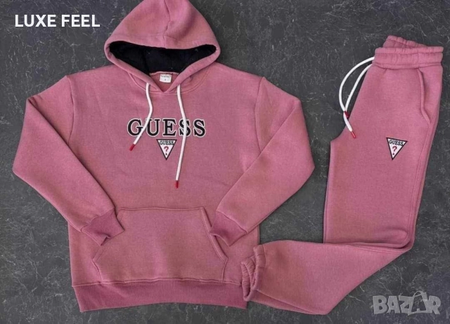 Ватиран Комплект - лого Бродирано ⚜️Guess, снимка 2 - Спортни екипи - 52971367