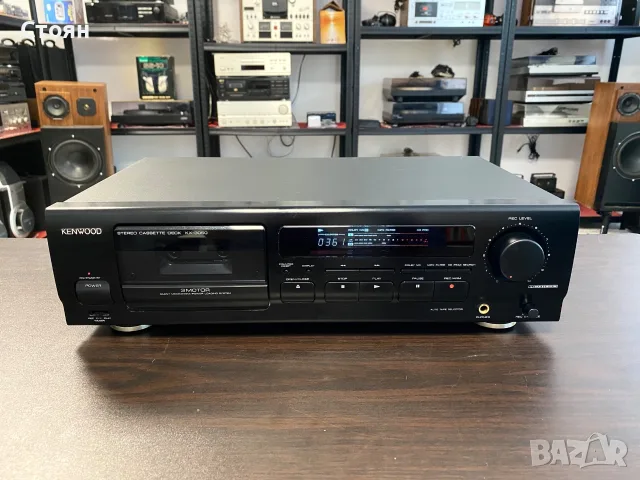 Тримоторен касетен дек Kenwood
