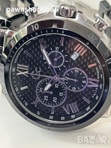 Мъжки черен ръчен часовник GC - Y44008G2MF, снимка 10 - Мъжки - 51257305