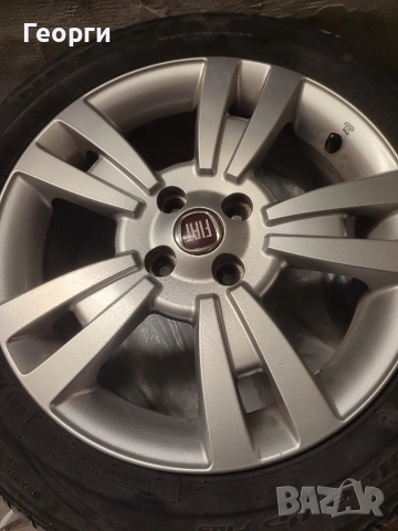 летни гуми 195/55/16с джанти за Фиат добло, стило , снимка 8 - Гуми и джанти - 53950171
