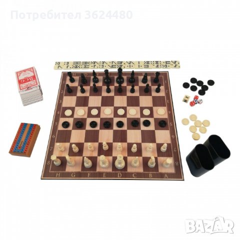 Табла, Шах, Крибидж, Дама, Домино, Карти за игра, снимка 3 - Други стоки за дома - 40157747