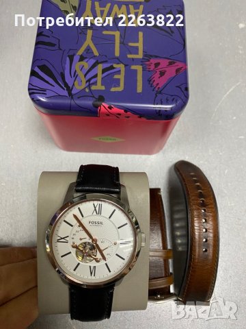 Мъжки часовник Fossil с 2 верижки, снимка 1