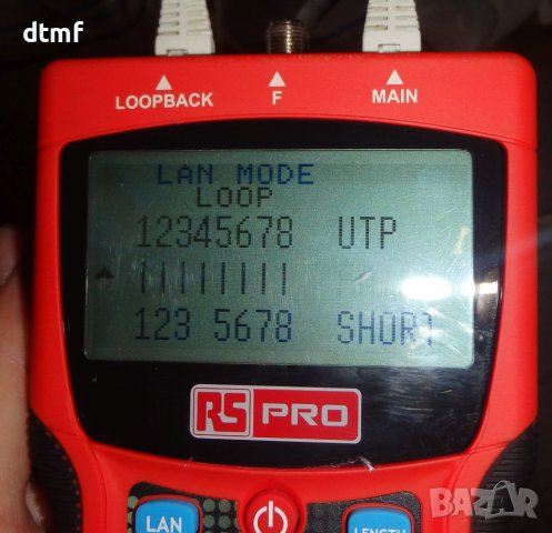 TDR кабелен тестер, търсач на повреди RS PRO, снимка 2 - Други инструменти - 42854937