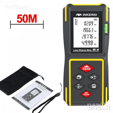 ПРОМО! Нова 6 в 1 Лазерна Ролетка до 50 метра 