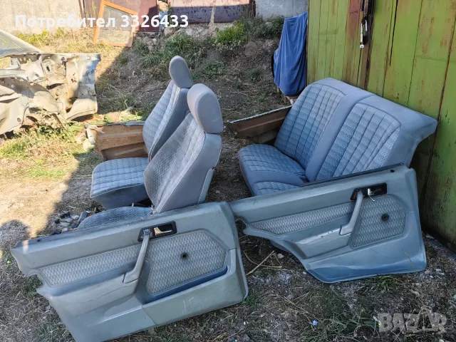 Сив салон от Мерцедес 190 , снимка 2 - Автомобили и джипове - 56415360