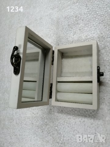 Дървена кутийка 9.5 х 7 см. , снимка 3 - Други стоки за дома - 32174216