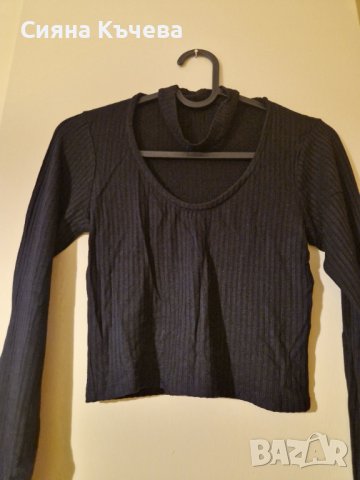НОВО! Дамска къса блузка, снимка 2 - Блузи с дълъг ръкав и пуловери - 42910424