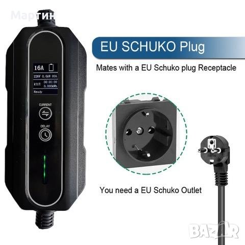 Зарядно за електромобил Type 2 Тип 2 16А - НОВО, снимка 4 - Аксесоари и консумативи - 39145756