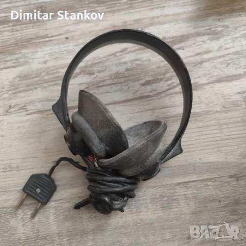 Стари радио слушалки ТА-58М 50 ом, снимка 3 - Тонколони - 56200377