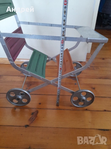 Стара детска количка за кукли #5, снимка 5 - Антикварни и старинни предмети - 53950497