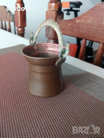 Миниатюрно котле(менче) 100 грамка., снимка 2 - Антикварни и старинни предмети - 48148718