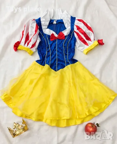 M/L Карнавална рокля Снежанка , снимка 4 - Рокли - 54009040