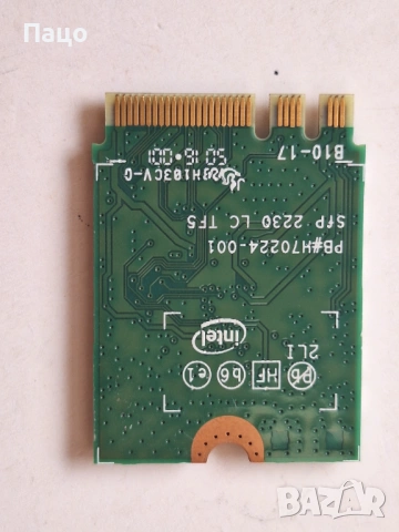 Intel 8260NGW NGFF M.2 Wifi Card Dual Band 802.11ac BT 4.2 Desktop Laptop PC карта, снимка 5 - Лаптоп аксесоари - 53143473