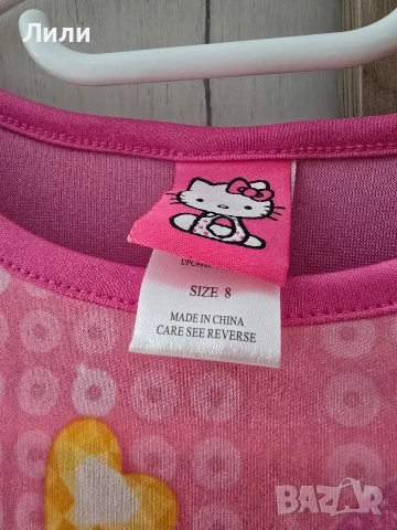 Нова детска рокля Hello Kitty размер 8, снимка 4 - Детски рокли и поли - 53925137