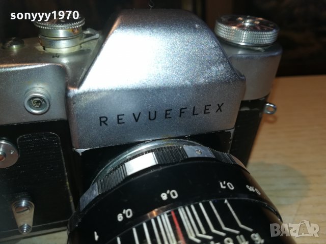 revueflex made in ussr-антик ретро фото 1203211744, снимка 6 - Фотоапарати - 32137014