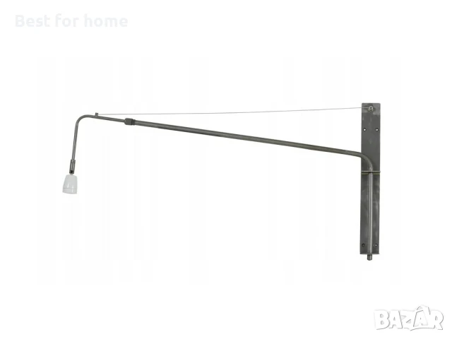 Marnix Дизайнерска, черна регулируема стенна лампа 