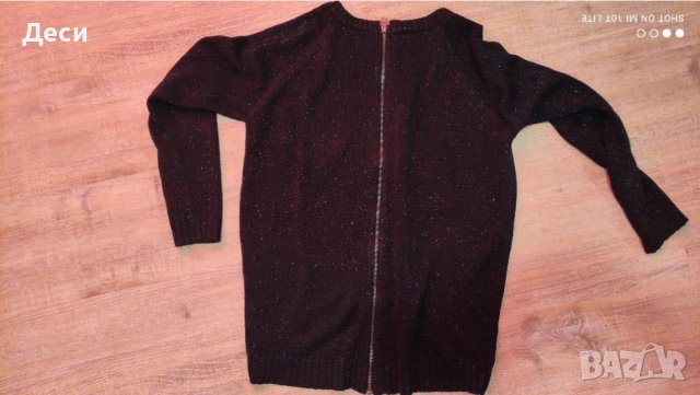 Черна блузка с цип на гърба , снимка 3 - Блузи с дълъг ръкав и пуловери - 38658004