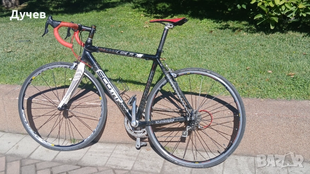 Карбонов шосеен велосипед Scott, снимка 2 - Велосипеди - 51570181