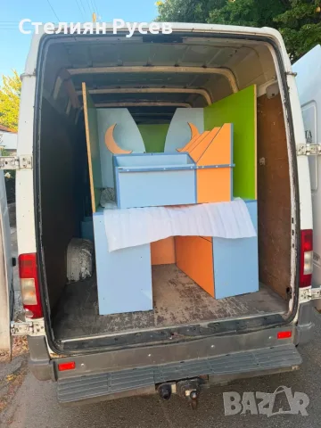 210865  детска стая легло  190/85 см + двукрилен детски MDF МДФ гардероб цена 344 евро  -235см висок, снимка 8 - Спални и легла - 55747167