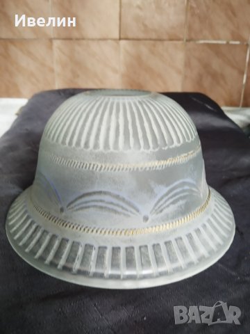 три стъкла за настолна лампа,полилей арт деко, снимка 4 - Лампи за таван - 29499989