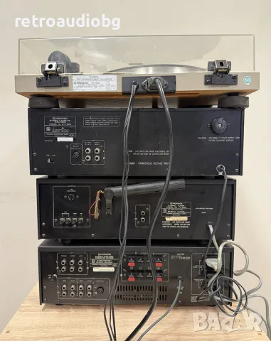 🔈Ретро аудио сет PIONEER синя серия - усилвател, тунер, дек, грамофон + опция тонколони🔈, снимка 7 - Аудиосистеми - 56163968