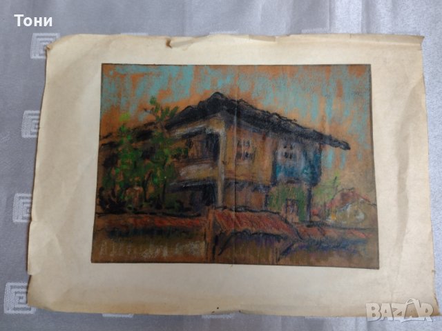 Картина  рисунка , снимка 2 - Антикварни и старинни предмети - 35354552