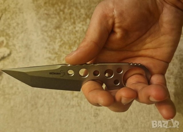 Тактически нож Boker Plus Skelergo Backup, снимка 8 - Ножове - 52272911