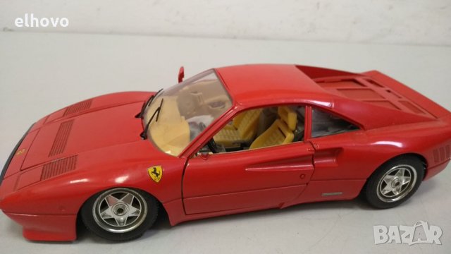 Метална количка Ferrari GTO(1984) Burago 1:18, снимка 4 - Колекции - 34358325