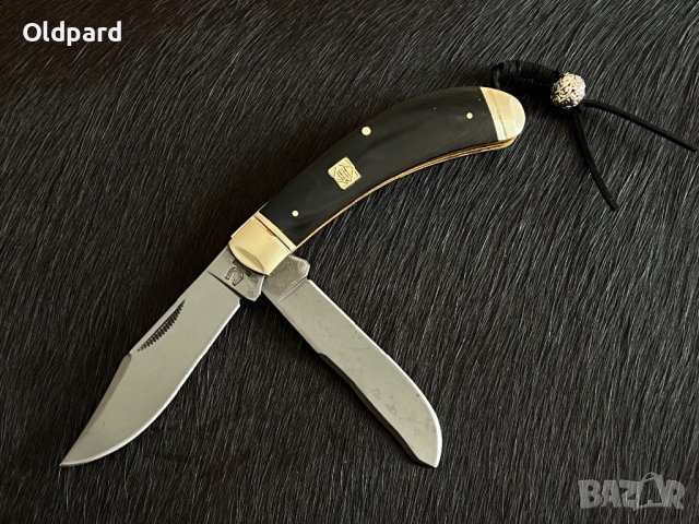 Bow Trapper High Carbon . Мощен сгъваем ловен нож.  (RR1572)