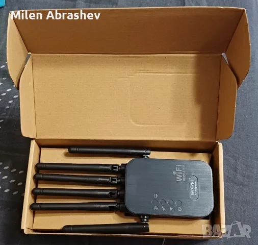 WIFI Безжичен усилвател с 6 антени , WiFi repeater, снимка 3 - Рутери - 56325444