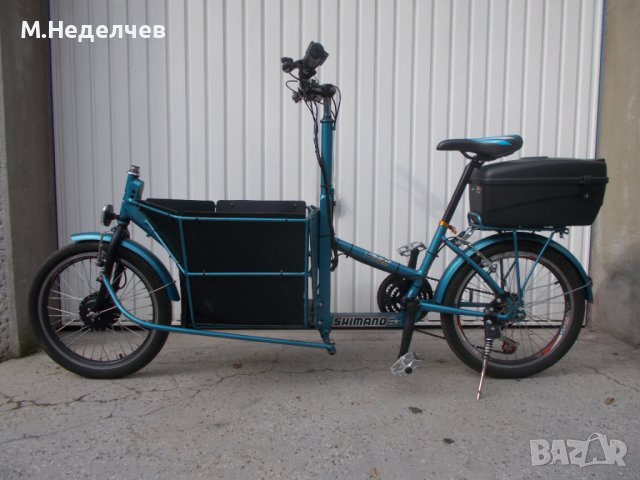 Карго електрически велосипед 20"-МОЖЕ И БЕЗ БАТЕРИЯ-1270ЛВ., снимка 1 - Велосипеди - 39890626